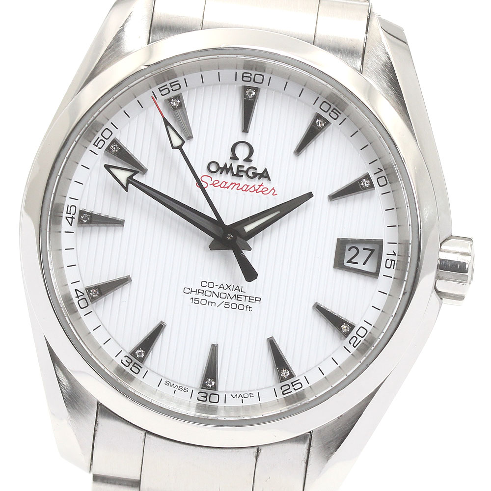 オメガ OMEGA 231.10.39.21.54.001 シーマスター アクアテラ 11Pダイヤ 自動巻き メンズ _868953【中古】