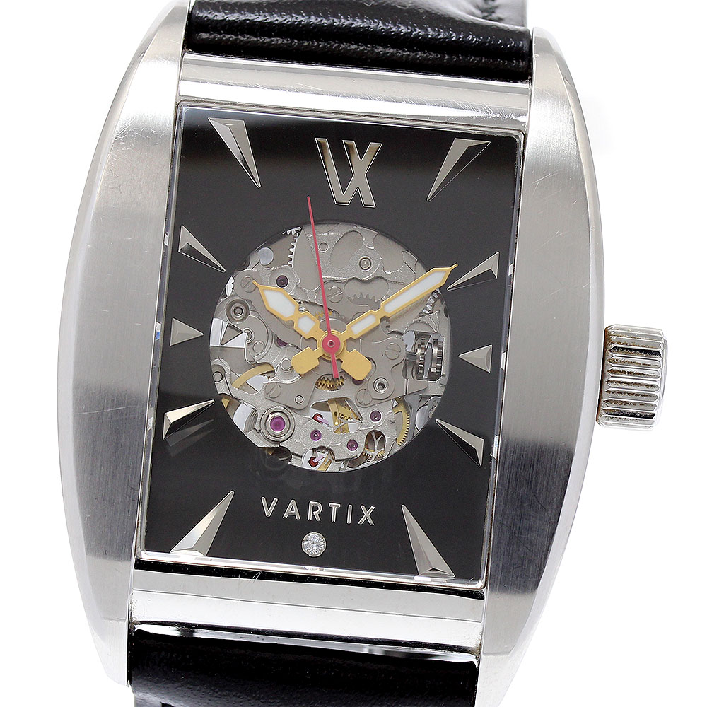 ヴァティックス VARTIX グロース スケルトン 1Pダイヤ 自動巻き メンズ _875422【中古】