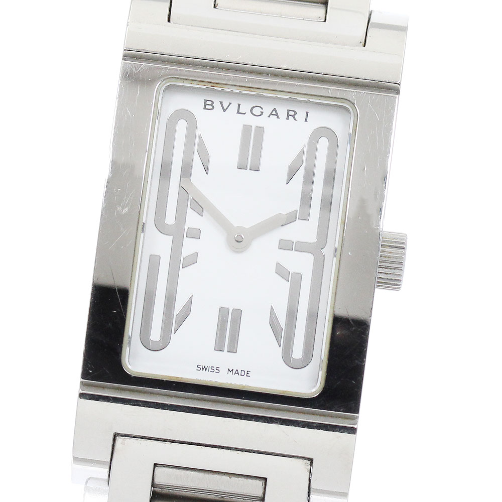 BVLGARI ブルガリ レッタンゴロラバー 楽天市場】BVLGARI ブルガリ レッタンゴロ ブラック文字盤 K18YG