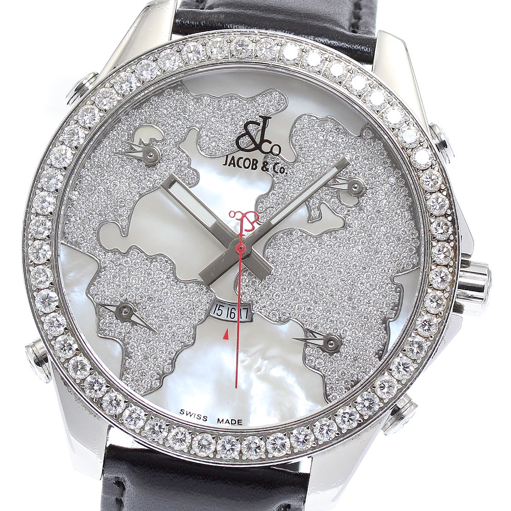 楽天市場】【JACOB&CO】ジェイコブ 5タイムゾーン ダイヤベゼル