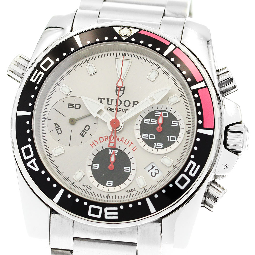チュードル TUDOR 20360 ハイドロ万覚え帳2 クロノグラフ 自動小銃一巻き メンズ _868894【中古】