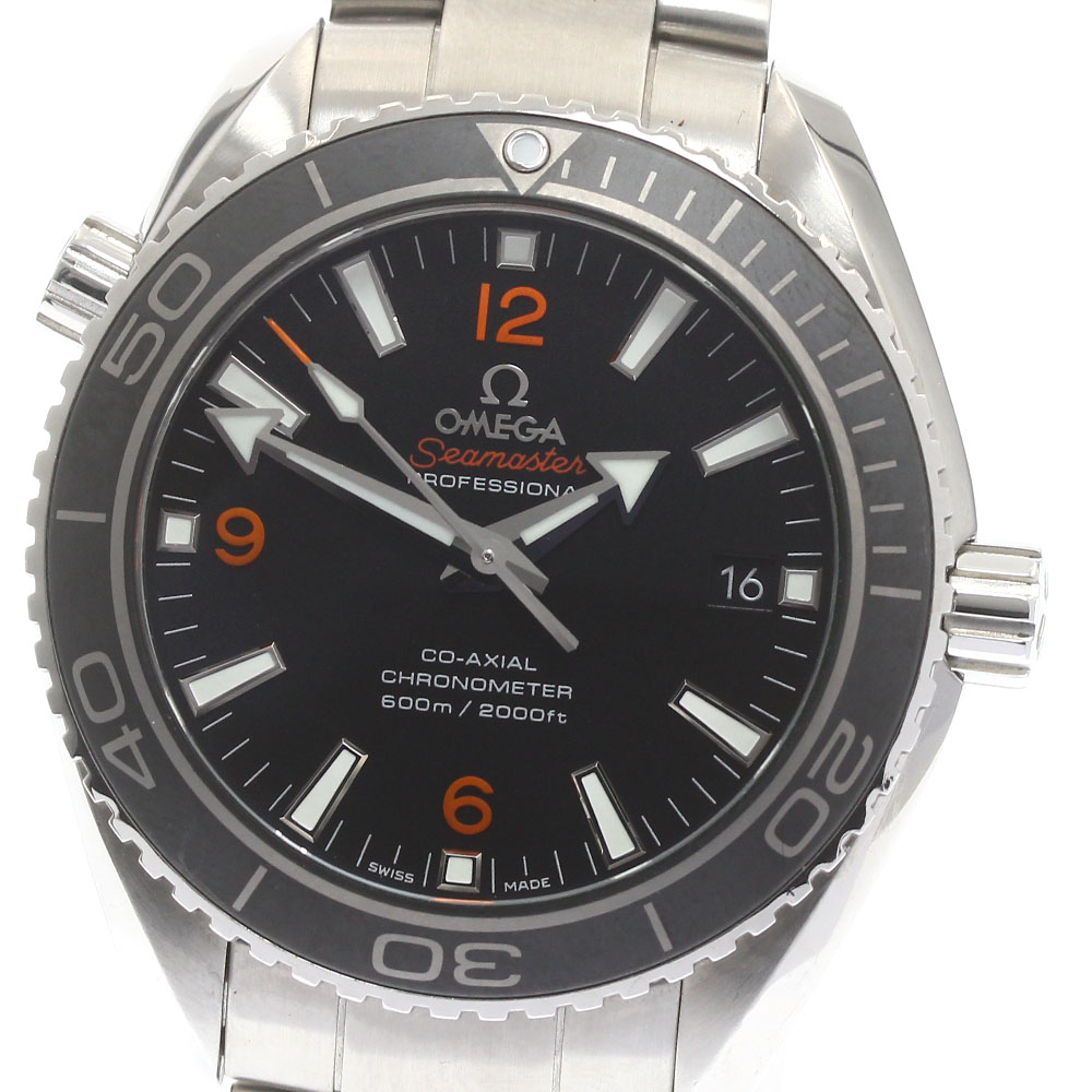 オメガ OMEGA 232.30.42.21.01.003 シーマスター プラネットオーシャン デイト 自動巻き メンズ 良品 保証書付き_877391【中古】