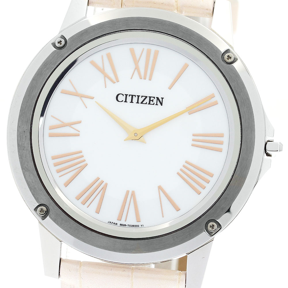 美品【稼働品】CITIZEN　シチズンXC　E031シルバー　ホワイト　ソーラー 美品【稼働品】CITIZEN シチズンXC E031シルバー ホワイト