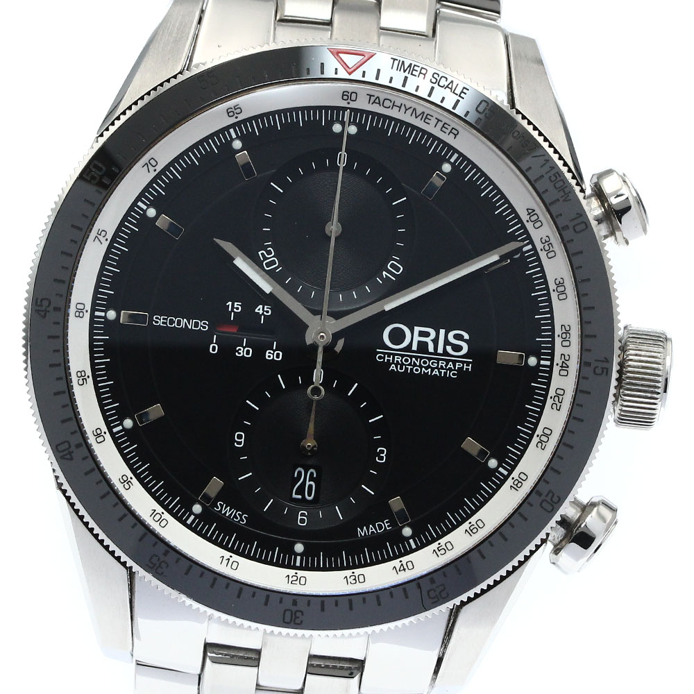 ORIS オリス 7587-72 クロノグラフ チタン 自動巻き メンズ良品 ORIS オリス 7587-72 クロノグラフ チタン 自動巻き メンズ良品
