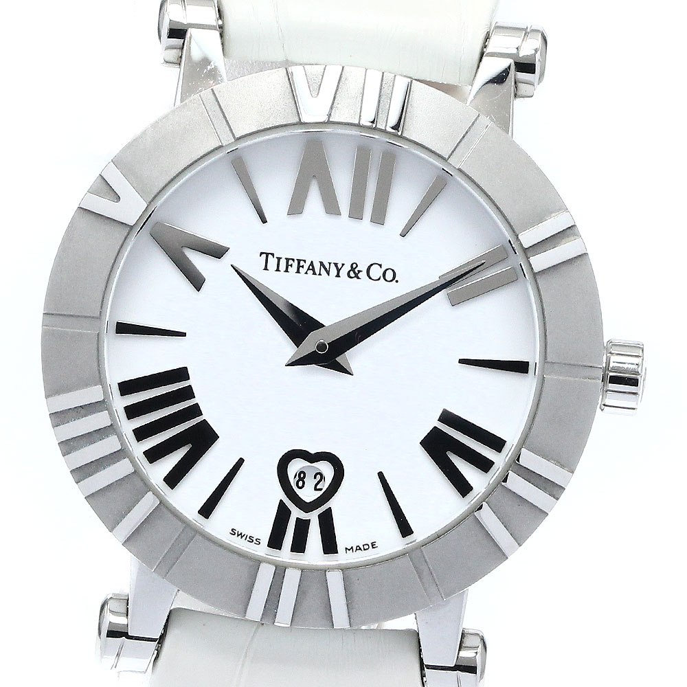 ティファニー TIFFANY&Co. Z1300.11.11A20A71A アトラス ドーム デイト クォーツ レディース 保証書付き_878293【ev10】【中古】｜CLOSER