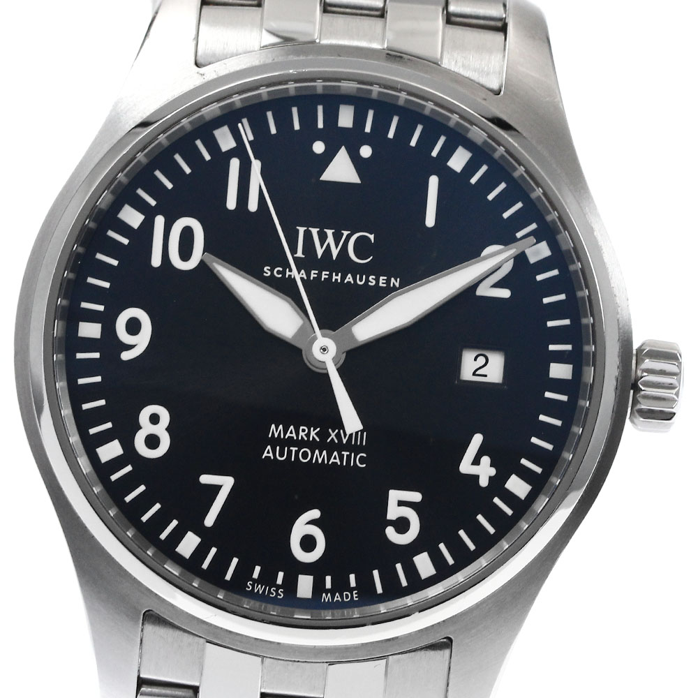 IWC IWC SCHAFFHAUSEN IW327016 パイロットウォッチ マークXV2I デイト 自動巻き メンズ 箱・保証書付き_877060【中古】