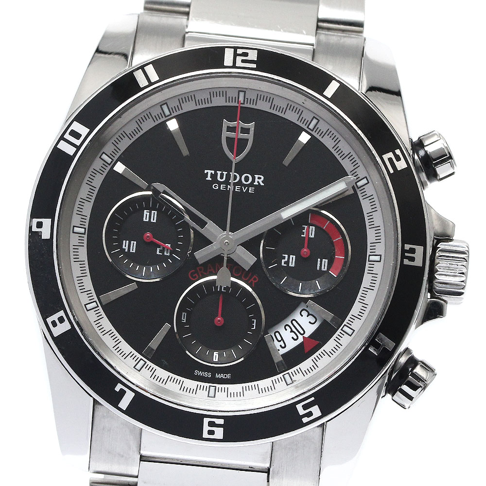 チュードル TUDOR 20530N グランツアー クロノ 自動小銃一巻き メンズ 御墨付き付き添い人_868904【中古】