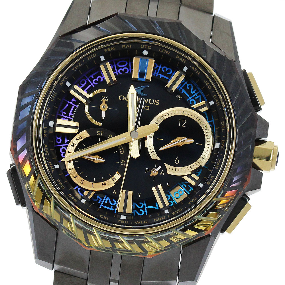 CASIO　オシアナス　OCWー1000T　ソーラー電波時計【稼働/現状品】 稼働品 CASIO OCEANUS 定価105 000円 電波ソーラー腕時計 OCW