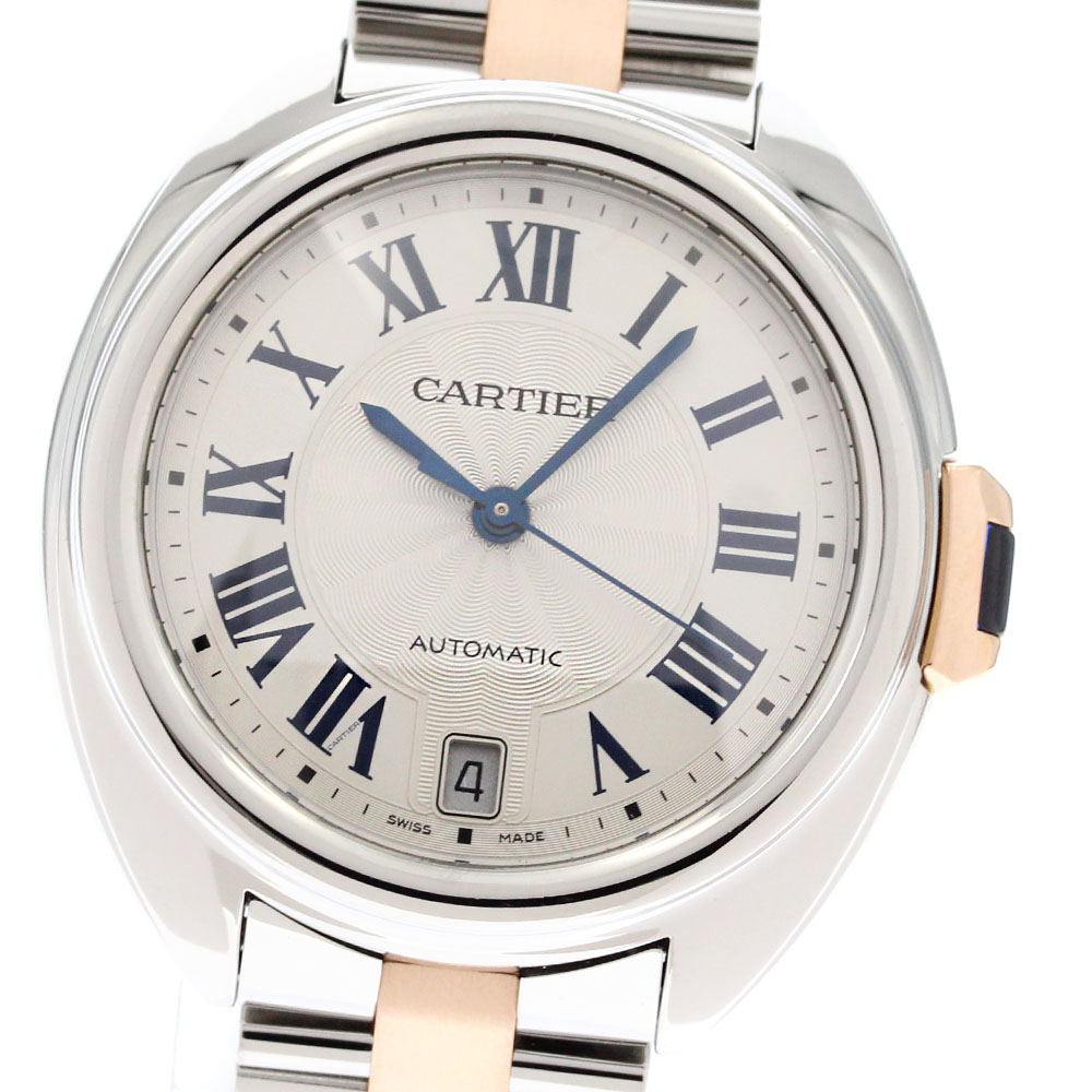 カルティエ CARTIER CRW2CL0003 クレドゥカルティエ デイト 自動小銃一巻き ボーイズ _878185【中古】