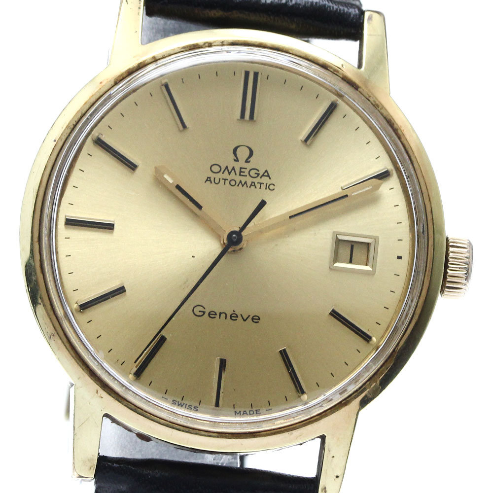 楽天市場】オメガ OMEGA ジュネーブ スクエア デイト 自動巻き