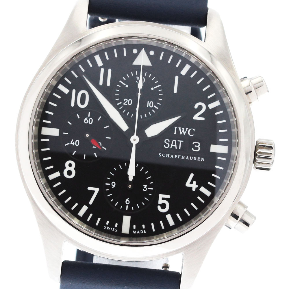 楽天市場】保付き【IWC】IWC パイロットウォッチ クロノグラフ