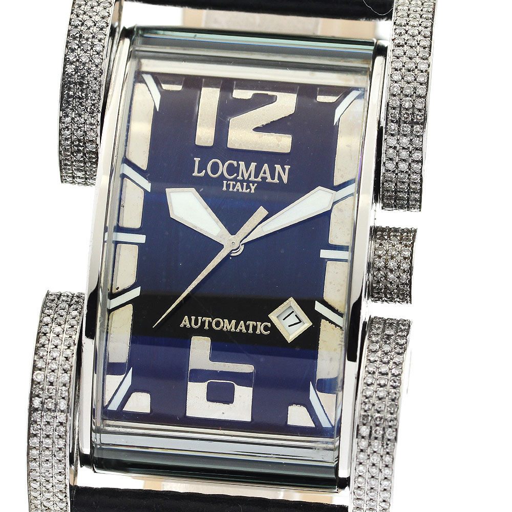 LOCMAN アナログ時計 青/ゴールド LOCMAN アナログ時計 青/ゴールド