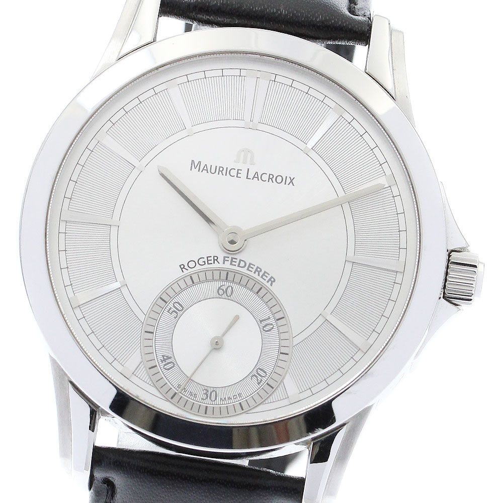 モーリスラクロア MAURICE LACROIX PT7528 ポントス スモール秒 手一巻き メンズ 御墨付き付き添い人_879311【中古】