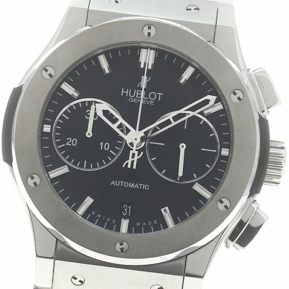 ウブロ HUBLOT 521.NX.1170.NX クラシック・フュージョン チタニウム 自動巻き メンズ 保証書付き_880483【中古】