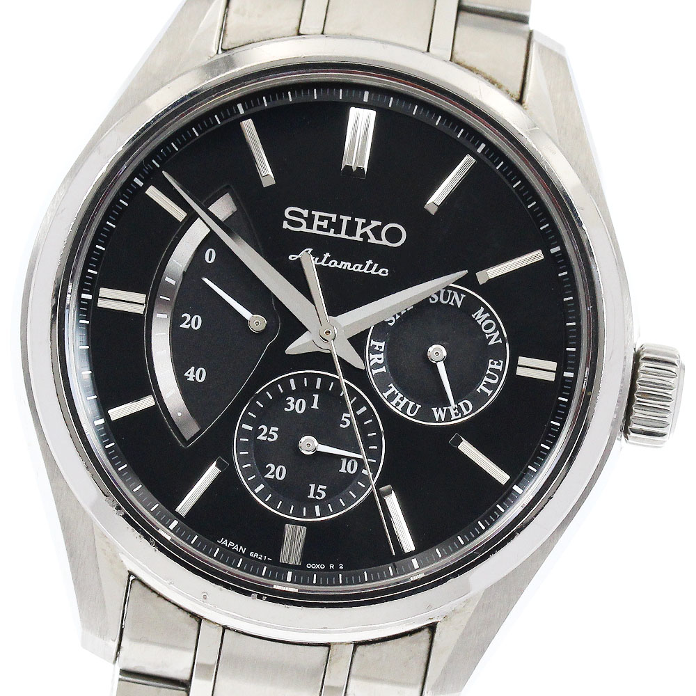 SEIKO メンズ　セイコーメカニカル　6R21-00A0 楽天市場】【SEIKO】セイコー メカニカル デイデイト 6R21-00A0
