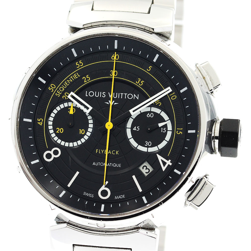 楽天市場】ルイ・ヴィトンタンブール インブラック クロノグラフ Q118N