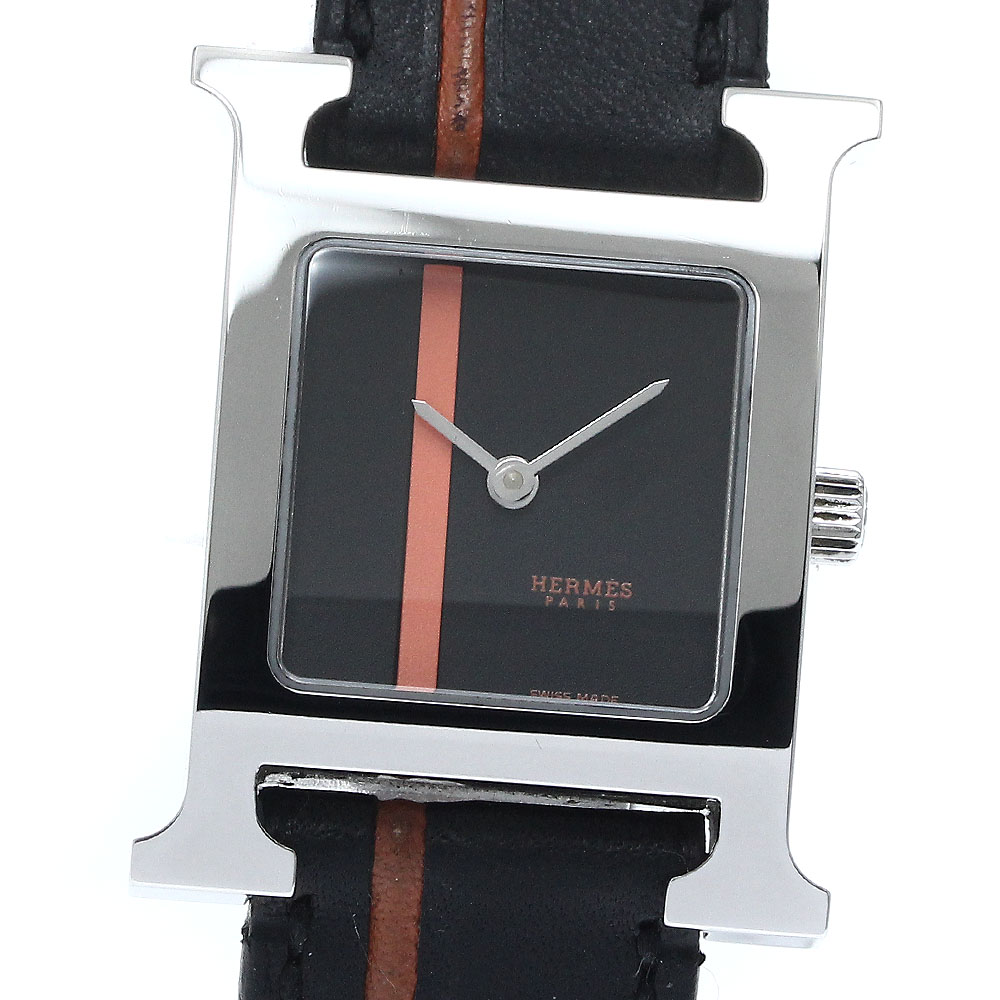 エルメス HERMES Hウォッチ クォーツ レディース 保証書付き_880848【ev20】【中古】|CLOSER