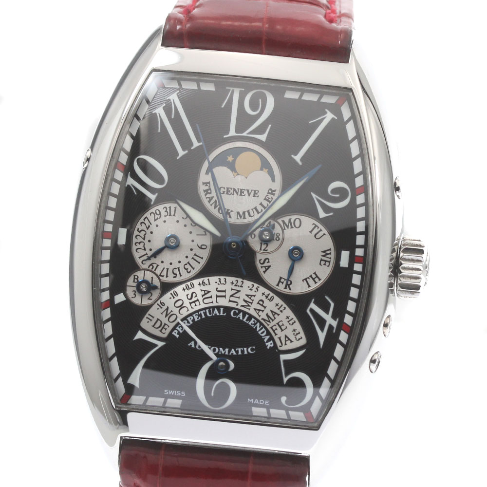 フランクミュラー FRANCK MULLER 7851QPE トノウカーベックス パーペチュアルカレンダー 自動巻き メンズ 保証書付き_864098【中古】