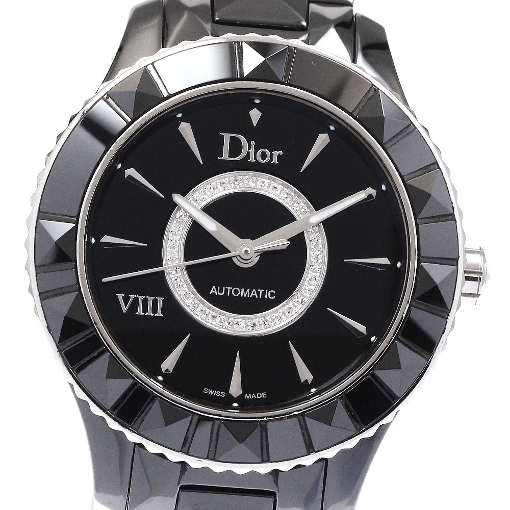 クリスチャンディオール Dior CD1245E0 V2I 陶器 自動小銃一巻き メンズ 良品 _871639【電子ボルト10】【中古】