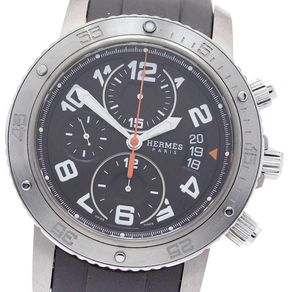 エルメス　クリッパークロノグラフ自動巻　CP2.910 楽天市場】エルメス HERMES クリッパー ダイバー クロノグラフ