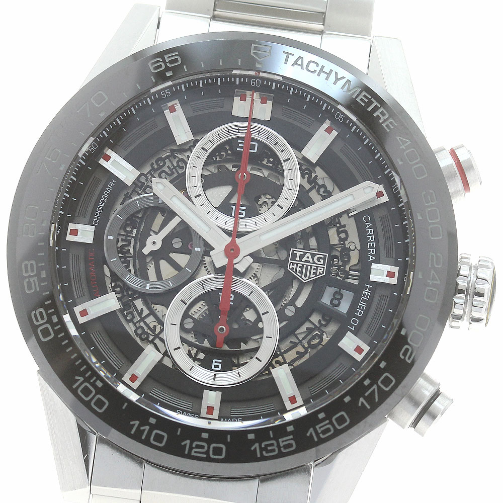 TAG HEUER CAR201V カレラ クロノグラフ キャリバーホイヤー01 カレラ キャリバー ホイヤー01 クロノグラフ[CAR201V.BA0714