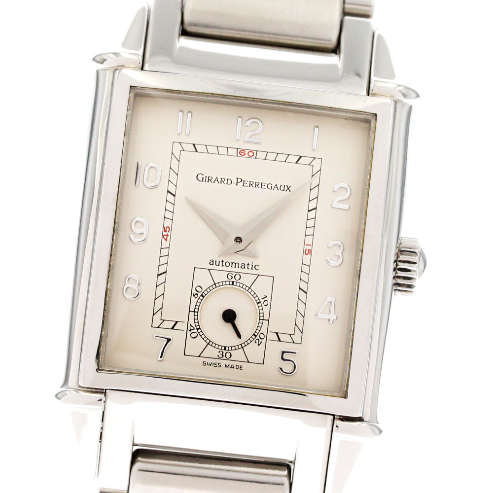 ジラール・ペルゴ GIRARD PERREGAUX 2594 ヴィンテージ スモール秒 自動小銃一巻き メンズ _877325【中古】