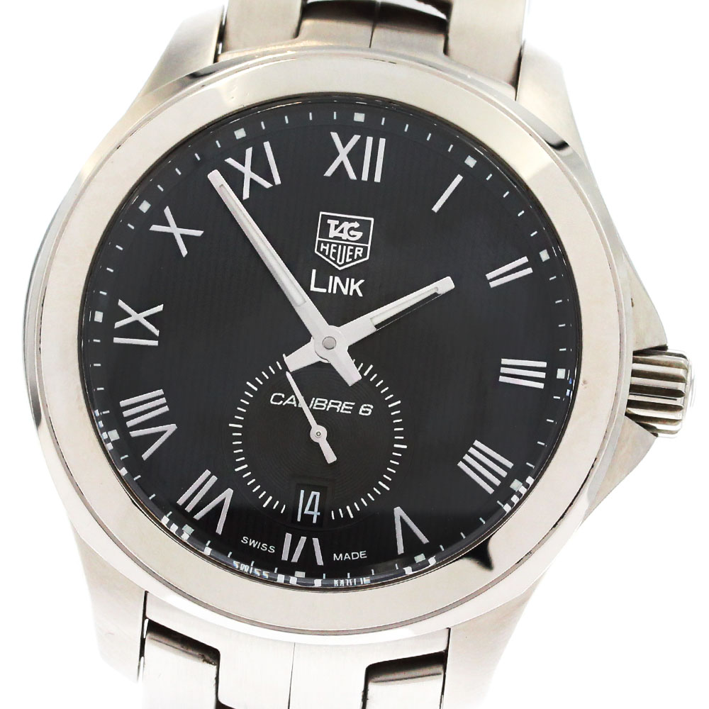 TAGHeuer◆リンクキャリバー5/自動巻腕時計/アナログ/ステンレス/SLV/SLV/20240703日差+13 TAG HEUER LINK CALIBRE 5 タグ・ホイヤー リンク キャリバー5 WBC2112