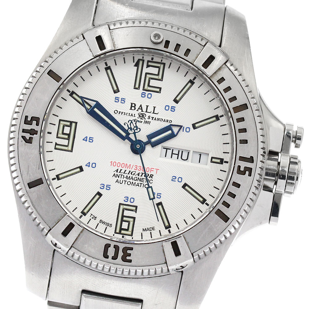 ボールウォッチ BALLWATCH DM1026A 科学技術者御師匠さん 世界タイマー デイデイト 自動小銃一巻き メンズ _871686【電子ボルト15】【中古】