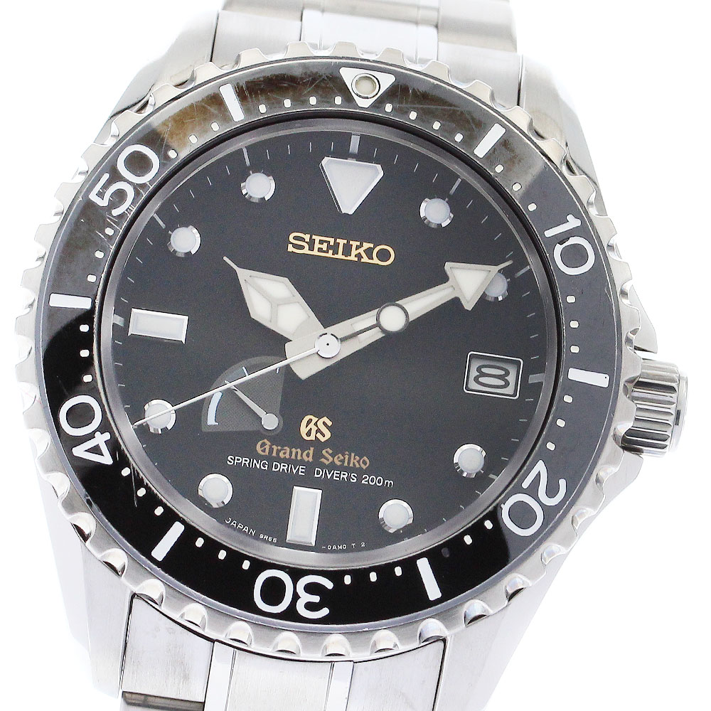 セイコー SEIKO SBGA031/9R65-0AN0 グランドセイコー ダイバーズ デイト スプリングドライブ メンズ _881920【ev10】【中古】