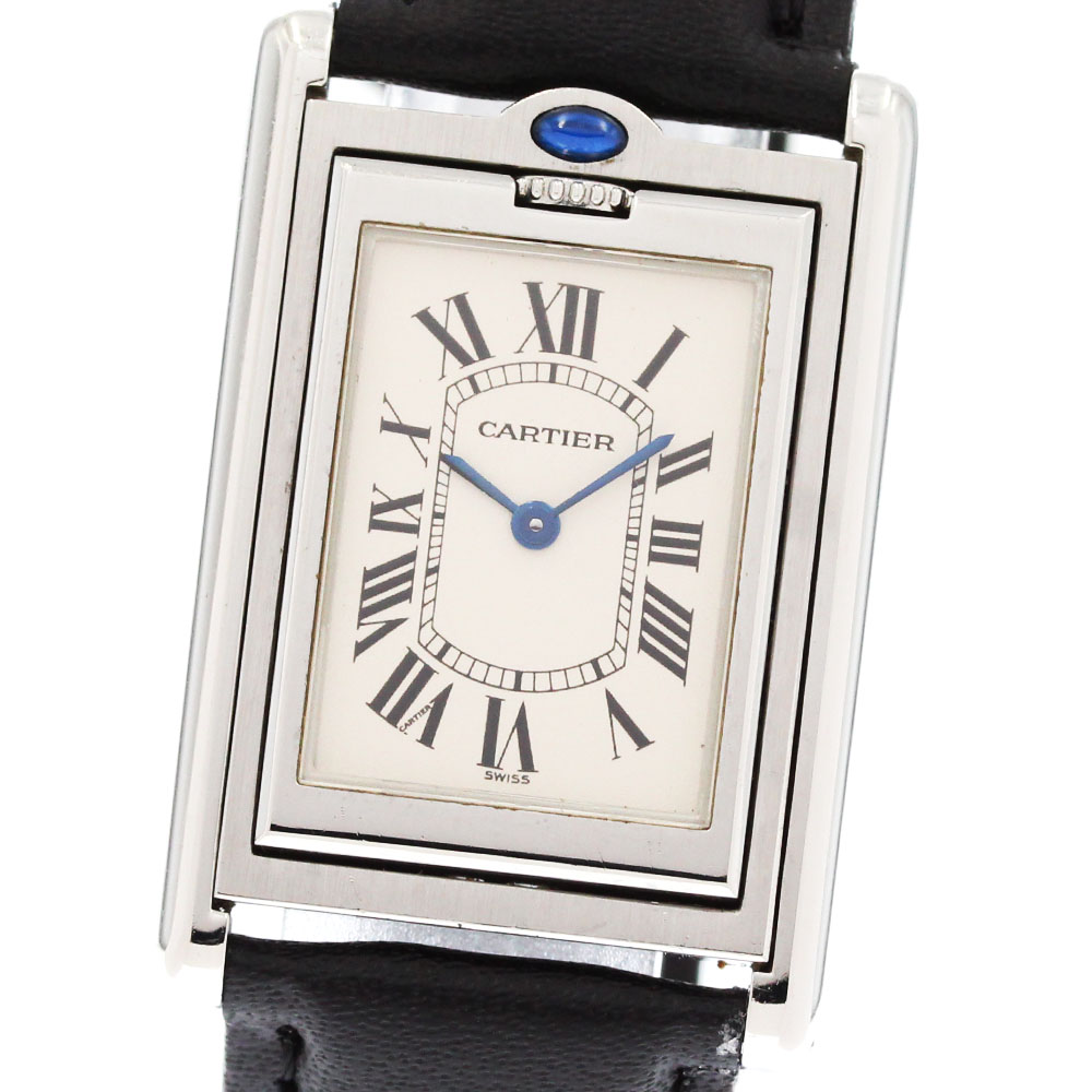 カルティエ CARTIER W1011258 タンクバスキュラントMM 石英 ボーイズ _883174【中古】