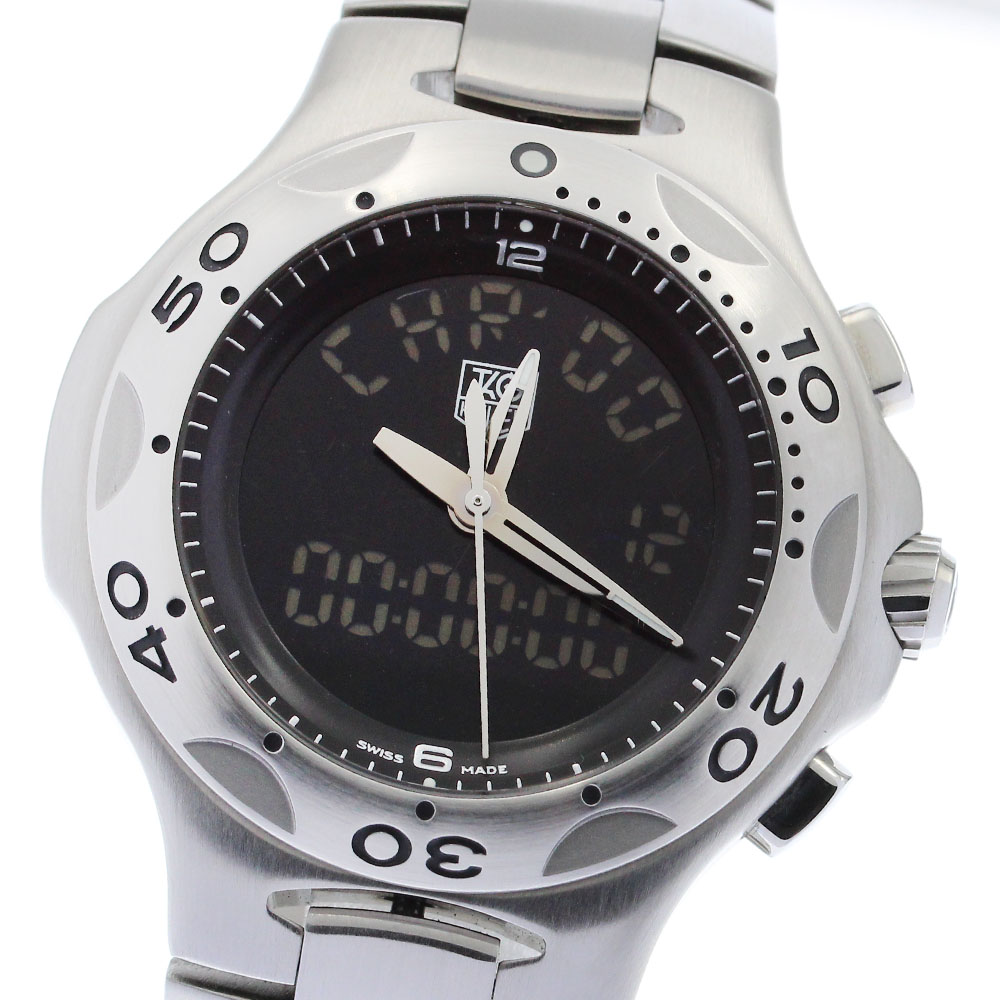 タグホイヤー キリウム クロノグラフ メンズ 楽天市場】☆良品【TAG HEUER】タグホイヤー キリウム クロノ