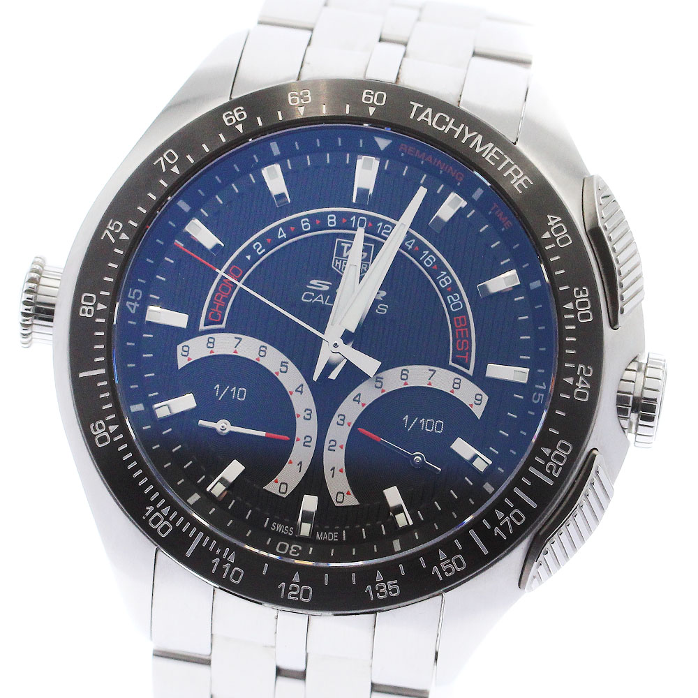 タグホイヤー TAG HEUER CAG7010 SLR キャリバーS メルセデス・ベンツ クォーツ メンズ 保証書付き_883497【ev20】【中古】