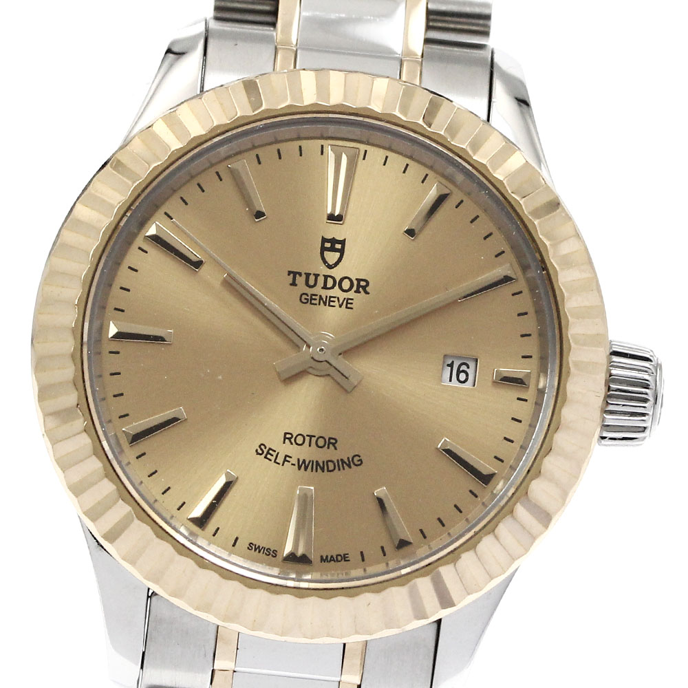 チュードル TUDOR 12113 表現スタイル cal.2671 自動小銃一巻き レディース _871636【電子ボルト10】【中古】
