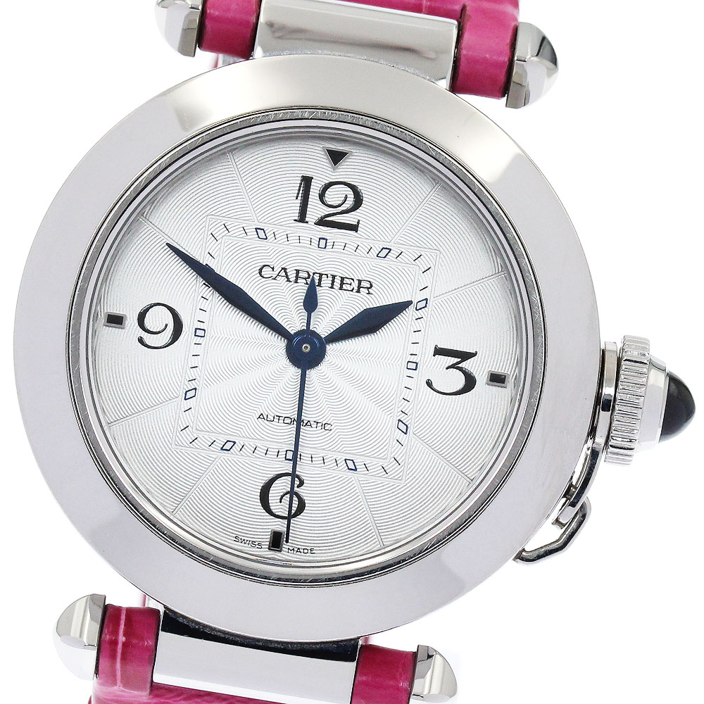 カルティエ CARTIER WSPA0012 パシャ ドゥ カルティエ 自動小銃一巻き ボーイズ お墨付き付き添い人_885238【中古】