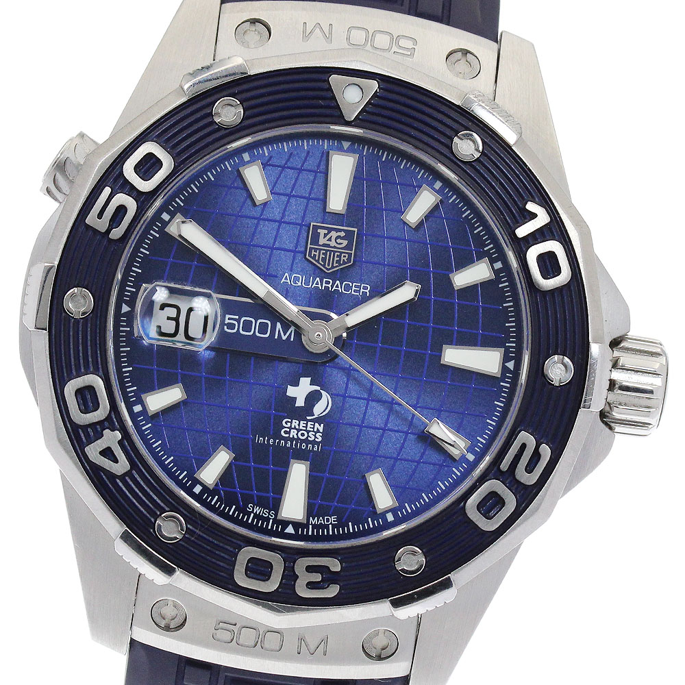 タグホイヤー TAG HEUER WAJ2116 アクアレーサー ディカプリオ 世界1600本限定 自動巻き メンズ 保証書付き_885254【中古】｜CLOSER