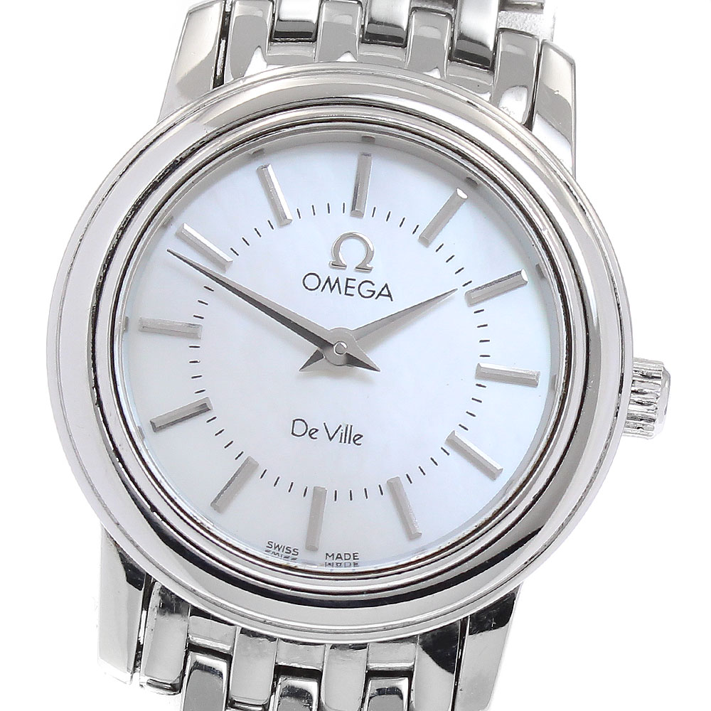 オメガ OMEGA 4570.72 デビル プレステージ クォーツ レディース _877363【ev10】【中古】