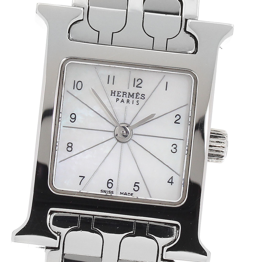 エルメス HERMES HH1.110 Hウォッチ ミニ クォーツ レディース _884122【中古】