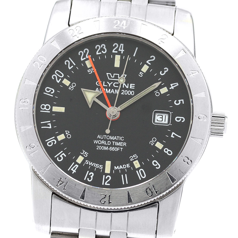 GLYCINE Airman グライシン エアマン 腕時計 自動巻き トケマー:GLYCINE(グリシン) AIRMAN 18 PURIST 39MM
