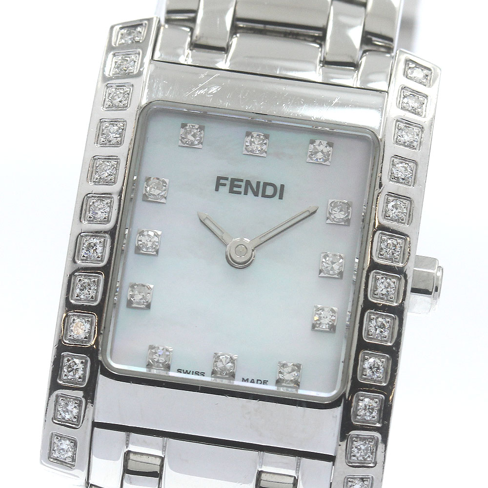 【新品ベルト】817 フェンディ クラシコ シェル文字盤 ズッカ柄 レディース 楽天市場】【ウォッチ】FENDI フェンディ クラシコ 11Pダイヤ