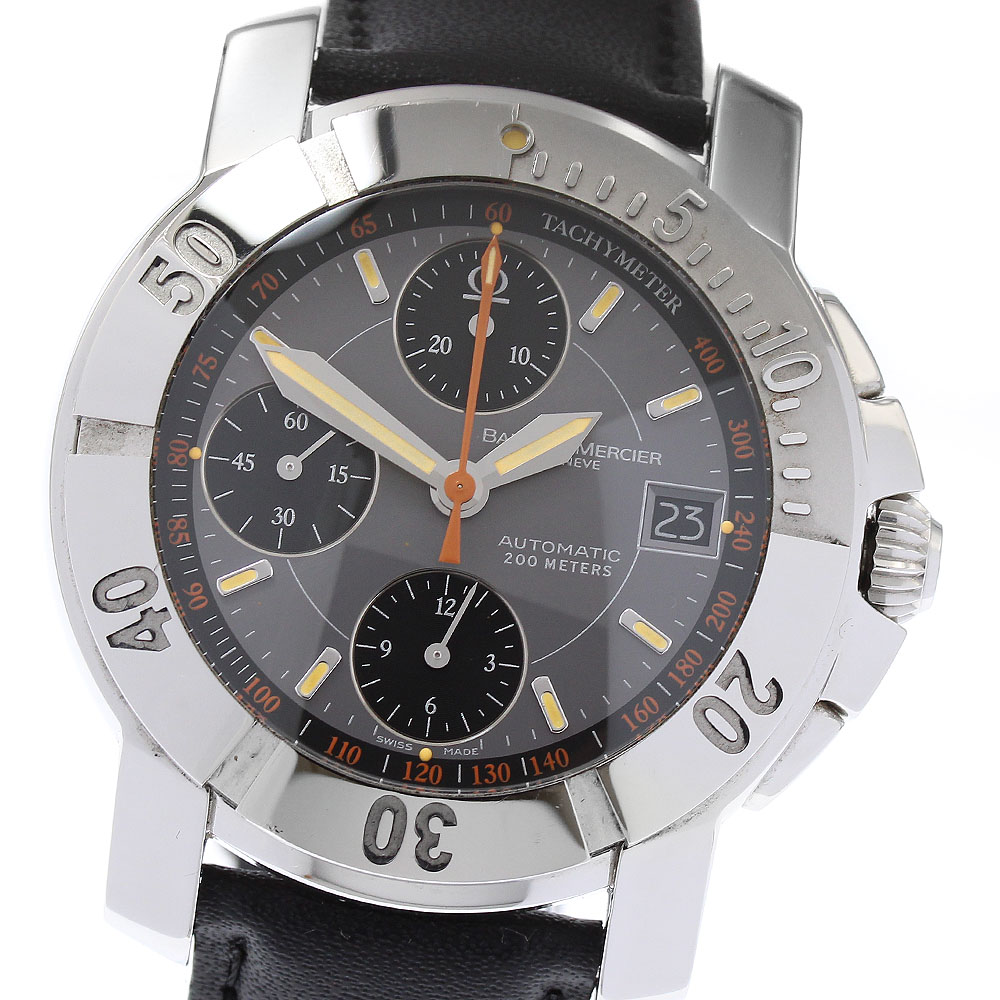 ボーム＆メルシェ Baume & Mercier 65405 ケープランド クロノグラフ 自動巻き メンズ _883827【ev20】【中古】