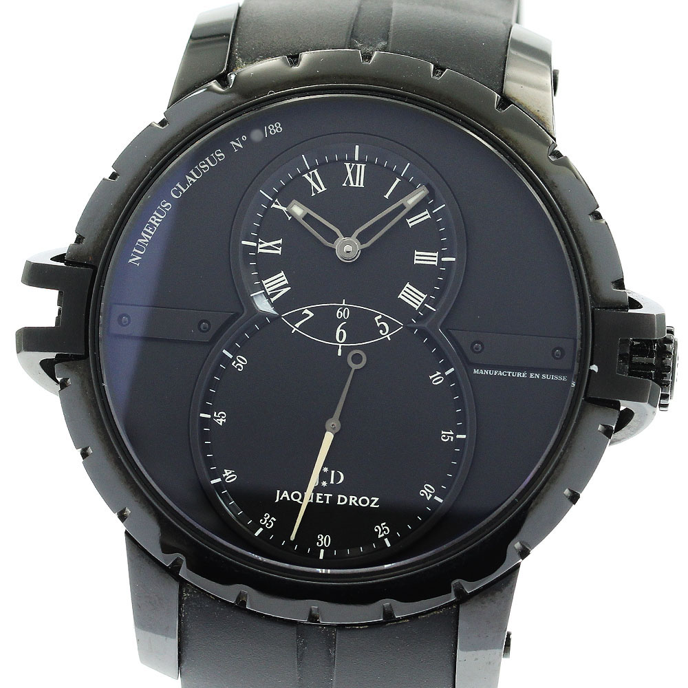ジャケドロー JAQUET DROZ J029038410 グランセコンド SW ノアールリミテッド 自動巻き メンズ _886568【中古】
