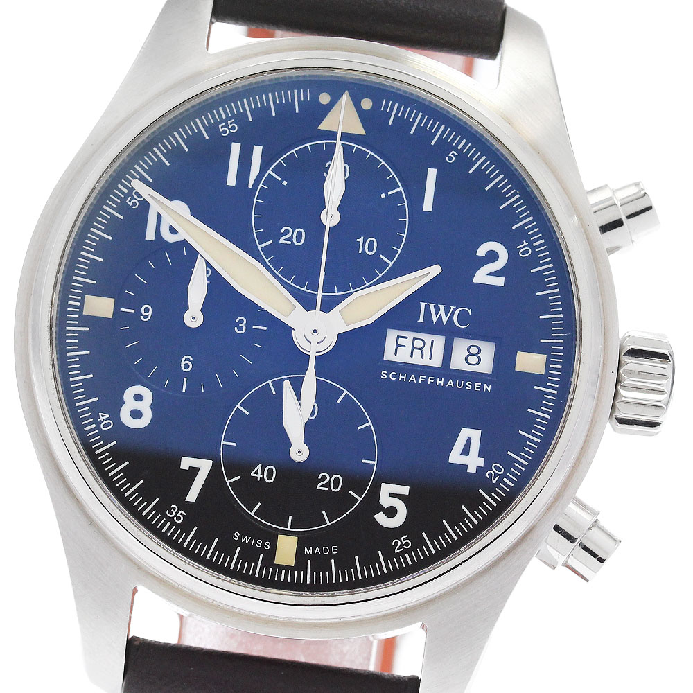 IWC SCHAFFHAUSEN IW387903 パイロットウォッチ スピットファイア クロノグラフ デイデイト 自動巻き メンズ _845733 楽天市場】IWC IWC SCHAFFHAUSEN IW387903 パイロットウォッチ