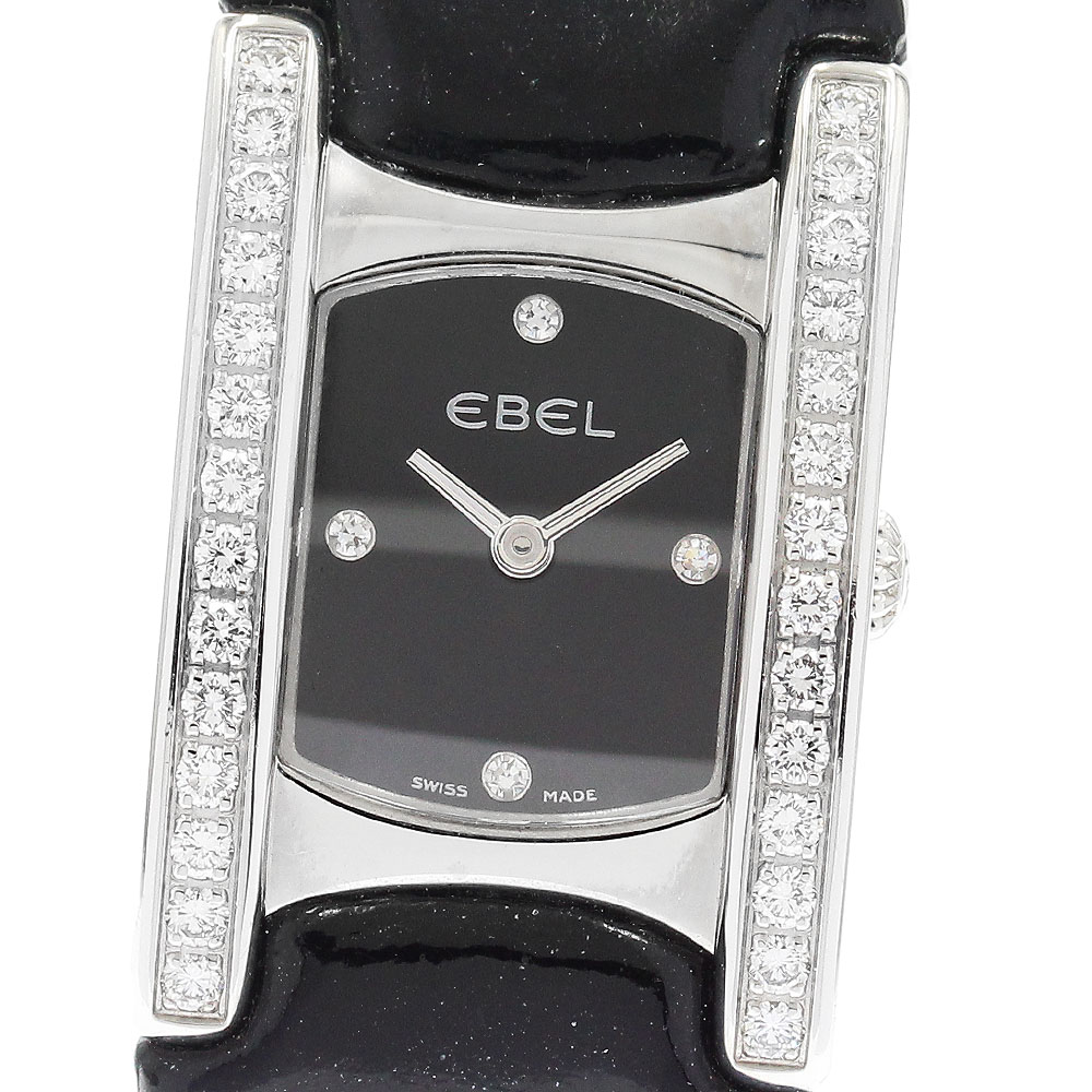 EBEL 1057901 クラシックウェーブ 12Pダイヤ 18k クォーツ Ladies Ebel Sport Classique 1057901 Steel & 18k Gold 23mm
