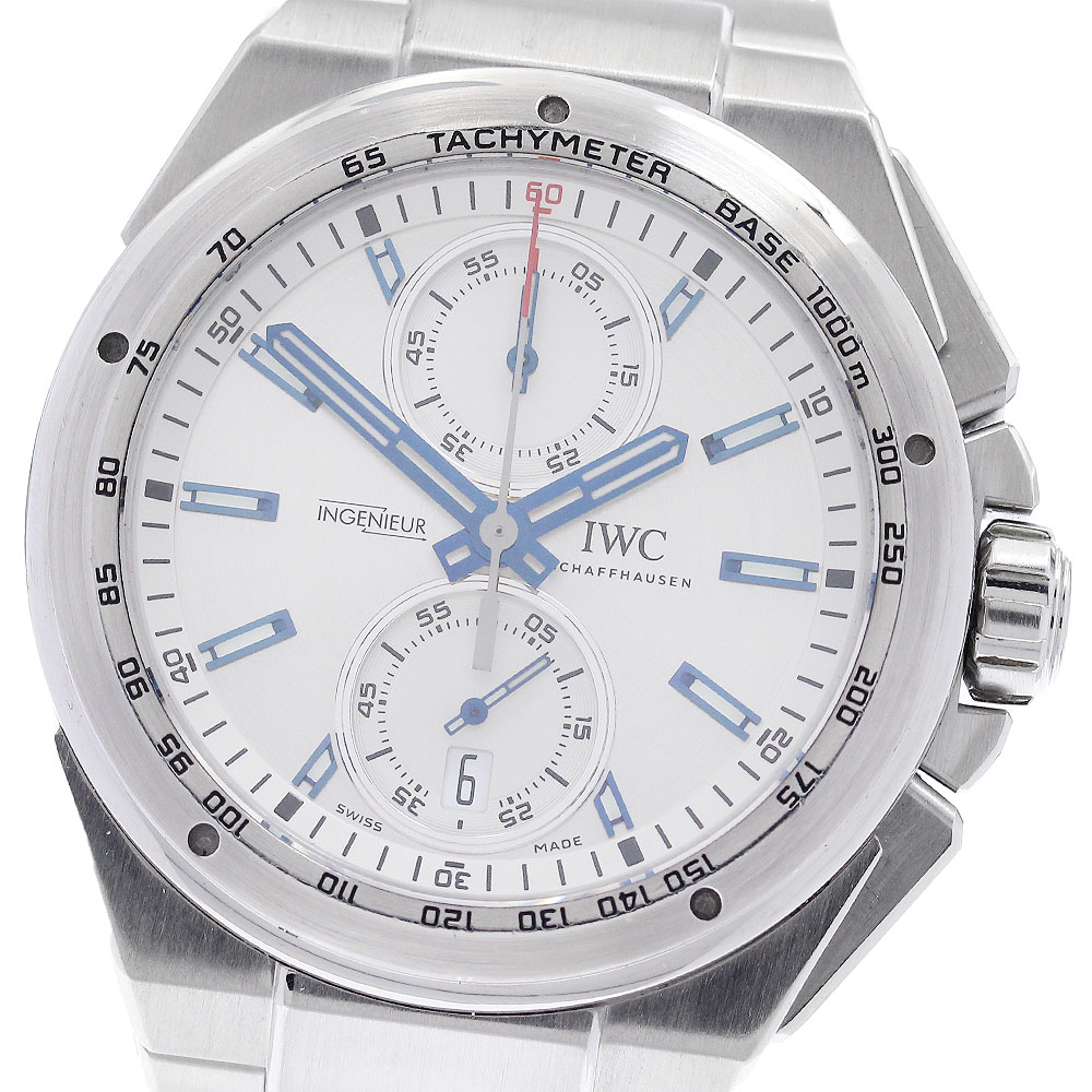 IWC SCHAFFHAUSEN IW378510 インヂュニア クロノグラフ レーサー デイト クロノグラフ 自動巻き メンズ 良品 _887952【中古】