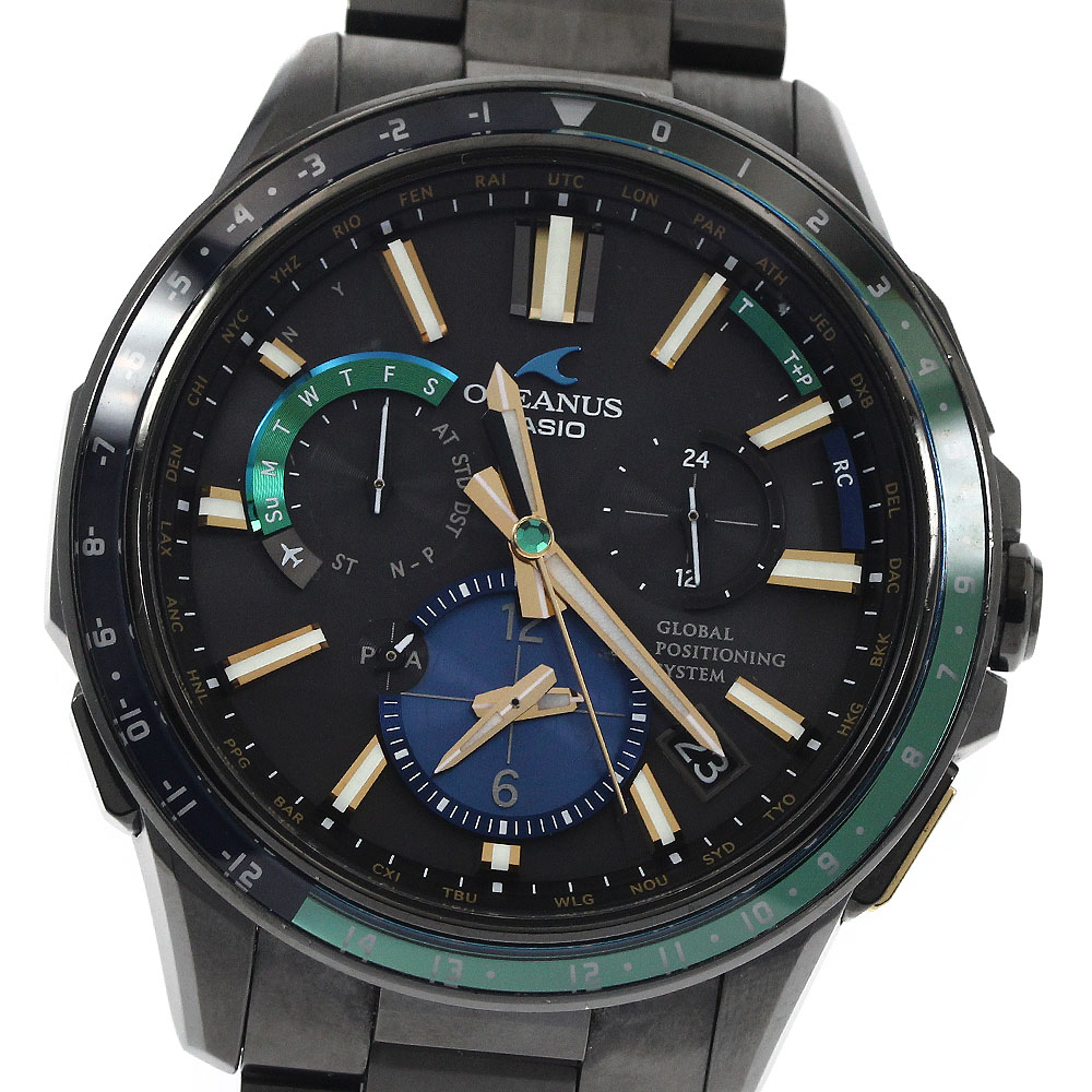 OCEANUS GPSハイブリッドソーラー電波時計 CASIO OCEANUS GPSハイブリッド電波ソーラー カシオ オシアナス