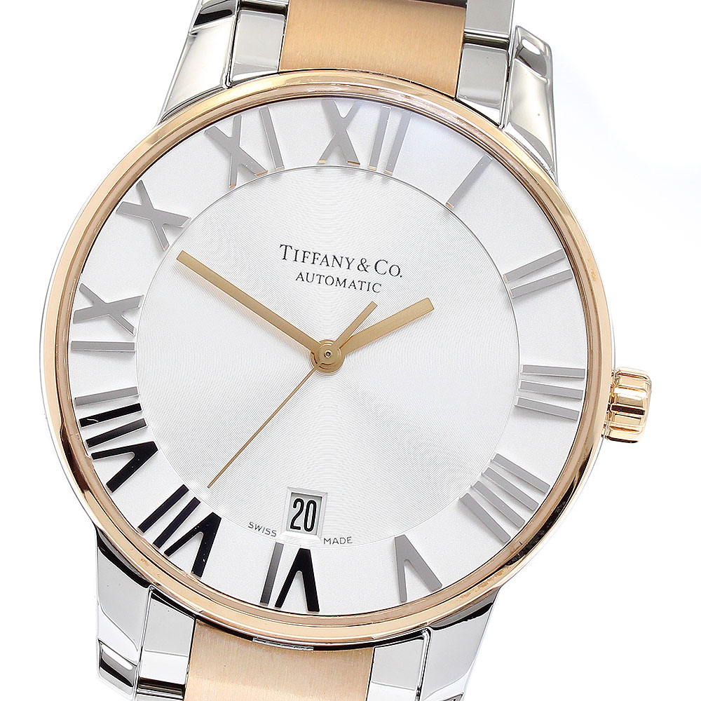 楽天市場】ティファニー【TIFFANY＆CO.】アトラスドームSS/GP白文字盤