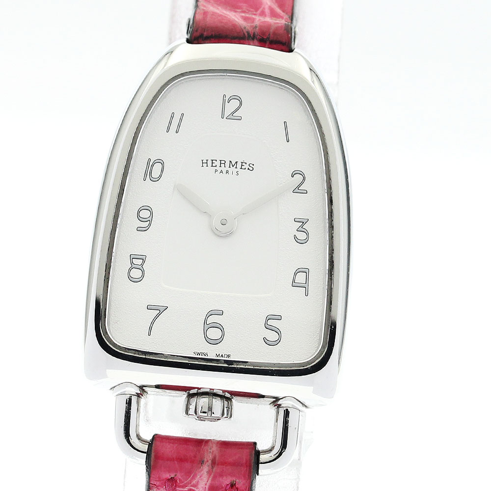 エルメス HERMES GA1.110 ギャロップ 石英 レディース _885970【電子ボルト20】【中古】