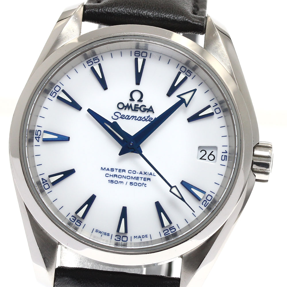 ゼロ OMEGA 231.92.39.21.04.001 シーマスター アクアテラ 150M グッドプラネット 自動小銃一巻き メンズ 御墨付き付き添い人_877617【中古】 腕時計-メンズ腕時計