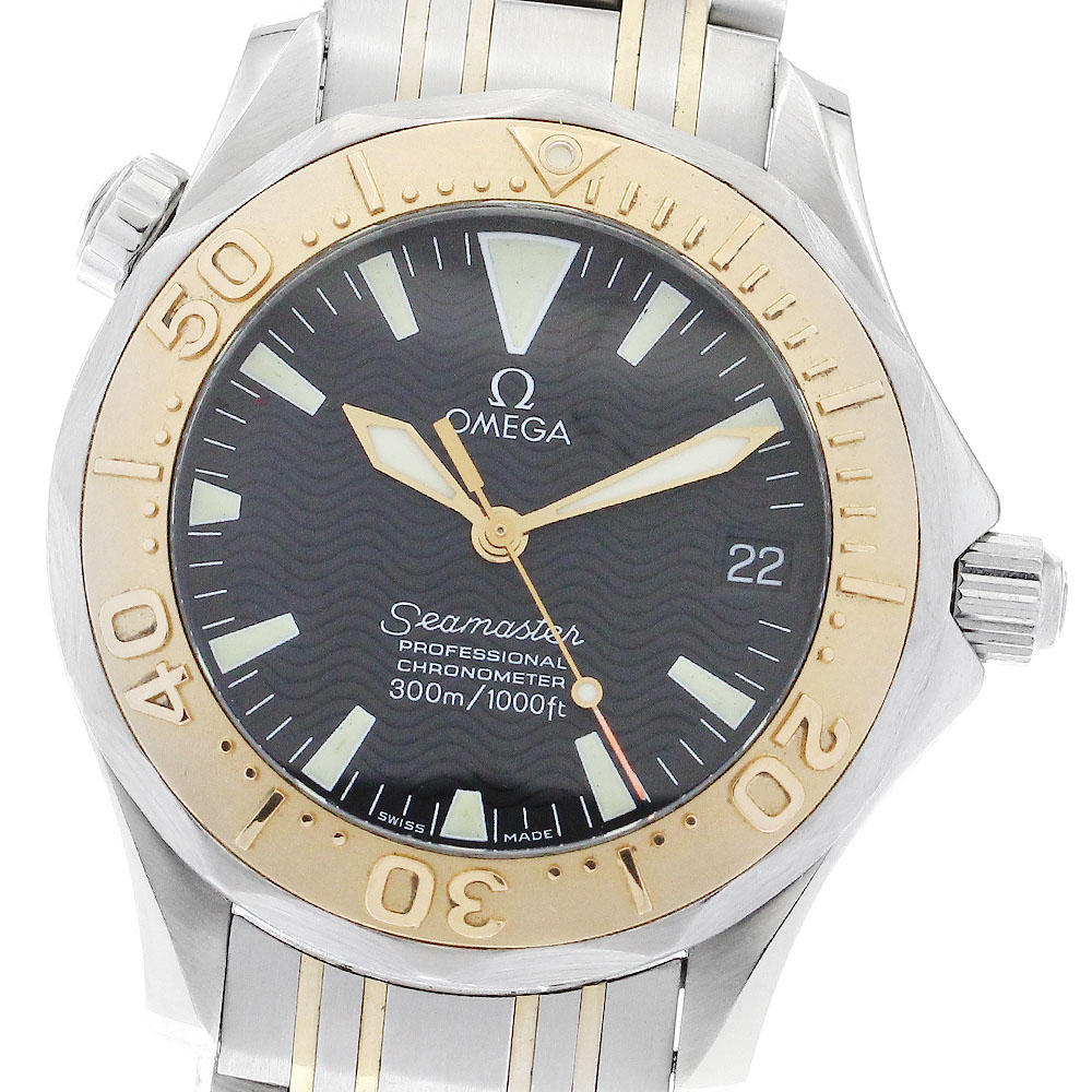 オメガ OMEGA 2453.50 シーマスター300 デイト 自動巻き ボーイズ 良品 _888157【中古】｜CLOSER