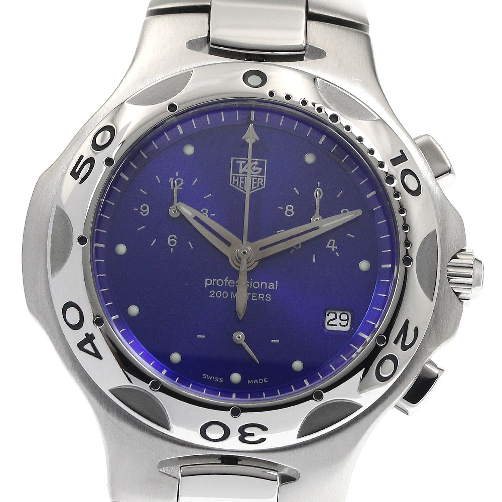 タグホイヤー（TAG HEUER）キリウム 楽天市場】TAG Heuer タグ ホイヤー キリウム デイト ブルー文字